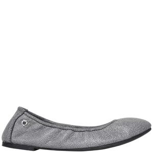 Minnetonka Anna Ballerina Distressed Charcoal 10